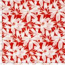 Viskose bedruckt Blumen rot *Ab 50 cm-6