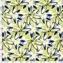 Viskose bedruckt Blumen grün *Ab 50 cm-6