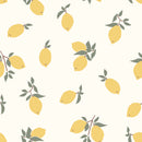 Baumwolljersey Zitronen creme *Ab 50cm-1