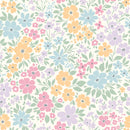 Baumwolljersey Blümchen bunt *Ab 50cm-1