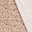 Baumwolljersey Blumen terra *Ab 50cm-3