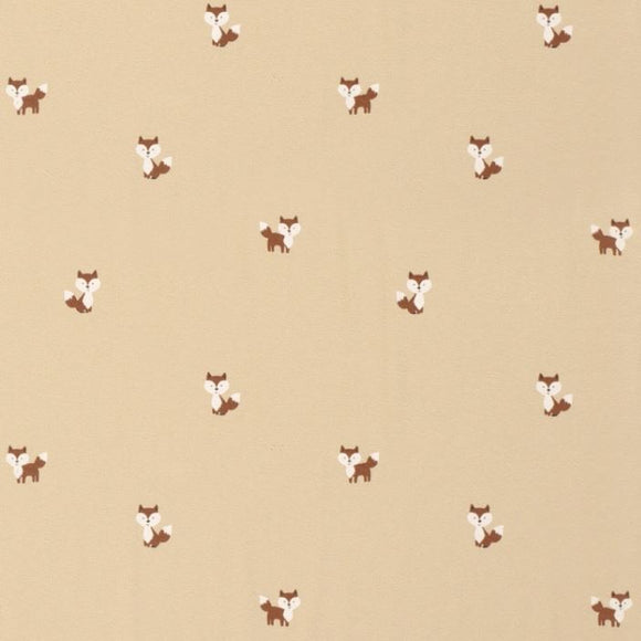 Baumwolljersey Fuchs beige *Ab 50cm