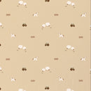 Baumwolljersey Bauernhof beige *Ab 50cm-4