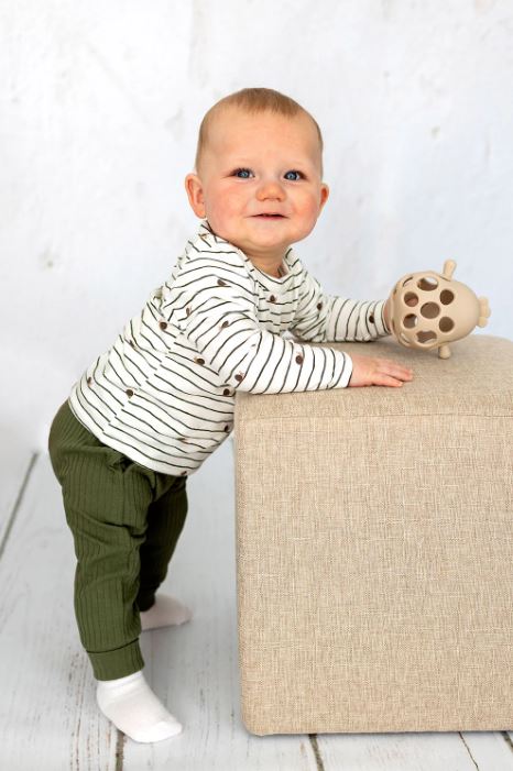 Baumwolljersey Schnecken creme *Ab 50cm