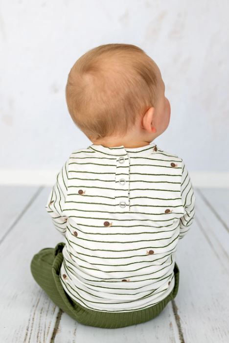 Baumwolljersey Schnecken creme *Ab 50cm
