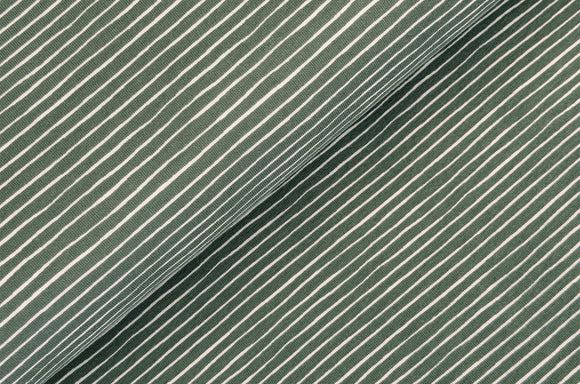 Baumwolljersey Streifen grün *Ab 50cm