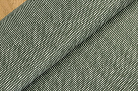 Baumwolljersey Streifen grün *Ab 50cm