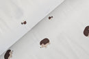 Baumwolljersey Igel creme *Ab 50cm-6