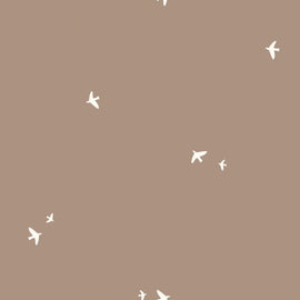 Baumwolljersey Zugvögel nude *Ab 50cm