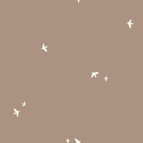 Baumwolljersey Zugvögel nude *Ab 50cm