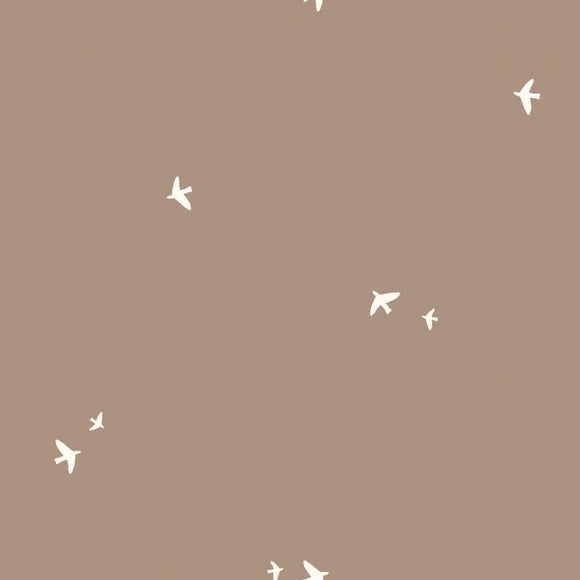 Baumwolljersey Zugvögel nude *Ab 50cm