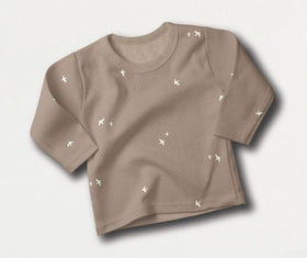 Baumwolljersey Zugvögel nude *Ab 50cm - 0