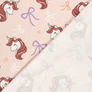 Baumwolljersey Einhorn rosa *Ab 50cm-3