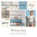 Baumwolljersey Vögel hellblau *Ab 50cm-4