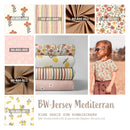 Baumwolljersey Blumen creme *Ab 50cm-3