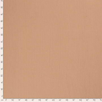 Rippjersey hellbraun *Ab 50 cm - 0