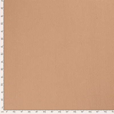 Rippjersey hellbraun *Ab 50 cm - 0