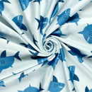 Frottee Haie hellblau *Ab 50cm-5