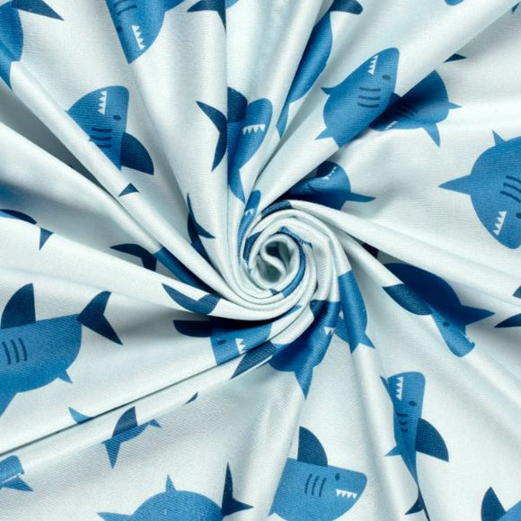 Frottee Haie hellblau *Ab 50cm