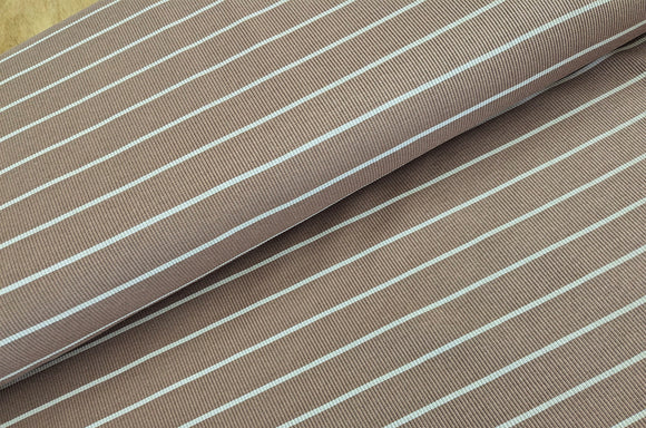 Rippjersey bedruckt Streifen *Ab 50cm