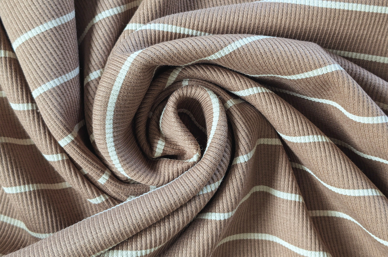 Rippjersey bedruckt Streifen *Ab 50cm - 0