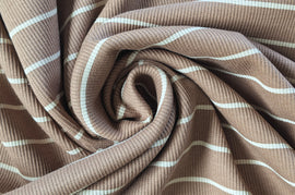 Rippjersey bedruckt Streifen *Ab 50cm - 0