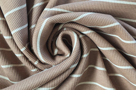 Rippjersey bedruckt Streifen *Ab 50cm - 0