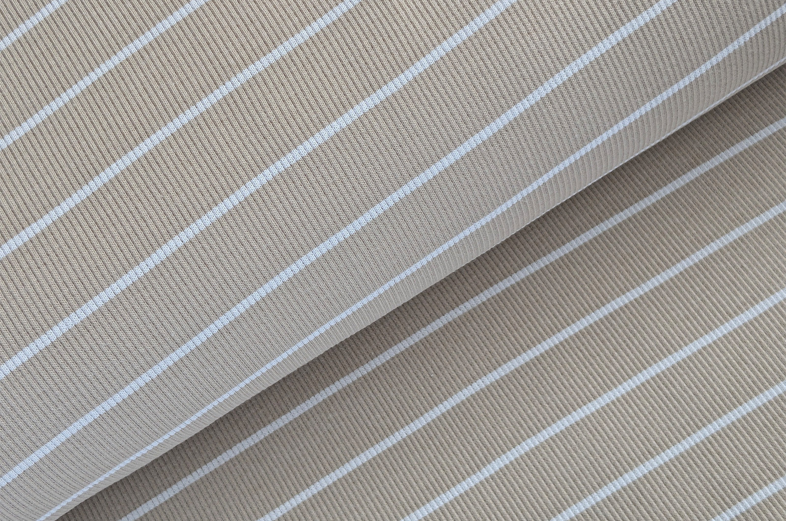 Rippjersey bedruckt Streifen *Ab 50cm
