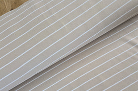 Rippjersey bedruckt Streifen *Ab 50cm