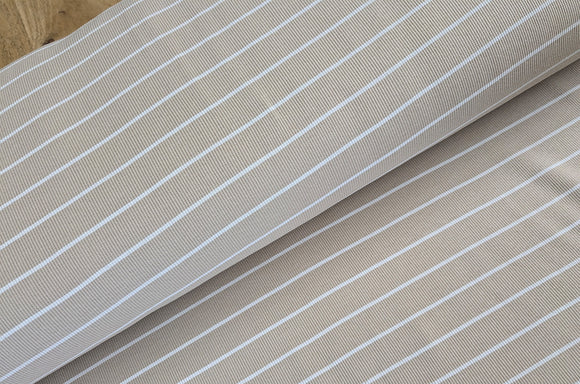 Rippjersey bedruckt Streifen *Ab 50cm