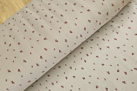 Rippjersey bedruckt Blumen *Ab 50cm