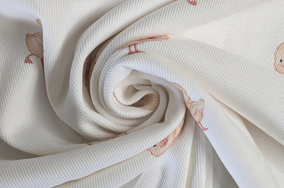 Rippjersey bedruckt Enten *Ab 50cm