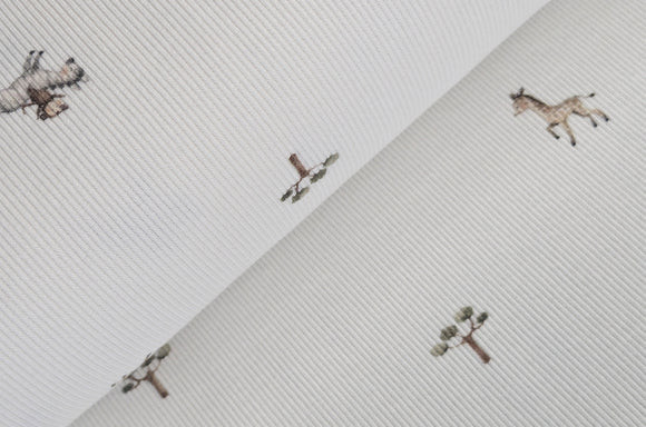 Rippjersey bedruckt Afrika Tiere *Ab 50cm