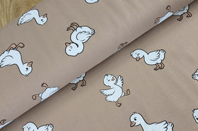 French-Terry Enten beige *Ab 50cm