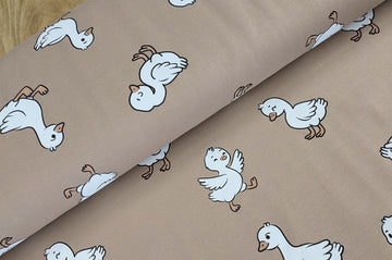 French-Terry Enten beige *Ab 50cm