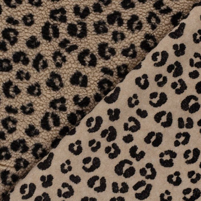 Kaufen 001-leo-braun Sherpa Fleece bedruckt *Ab 50cm