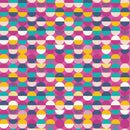 Baumwolle bedruckt Blümchen & Kreise *Ab 50cm-2