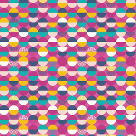 Baumwolle bedruckt Blümchen & Kreise *Ab 50cm - 0