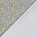 Baumwolle bedruckt Blümchen & Kreise *Ab 50cm-5