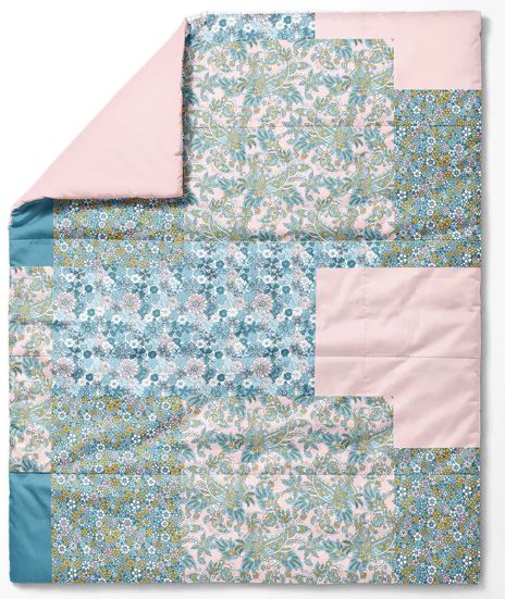 Baumwolle bedruckt Blümchen & Kreise *Ab 50cm