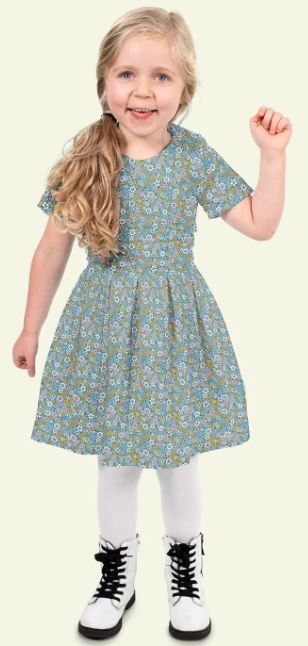 Baumwolle bedruckt Blümchen & Kreise *Ab 50cm