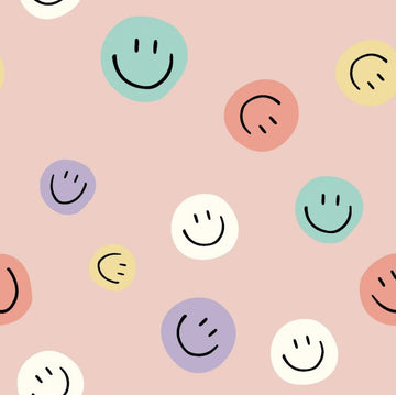 Kaufen 005-smileys-altrosa Baumwolle bedruckt *Ab 50cm