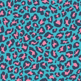 Acheter 007-leo-rosa-aqua Baumwolle bedruckt *Ab 50cm