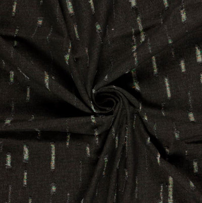 Kaufen 069-schwarz Jeansstoff bunt ausgefranst *Ab 50 cm