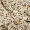 051 Blumen khaki-creme
