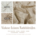Viskose-Leinen Feinstreifen *Ab 50 cm-1