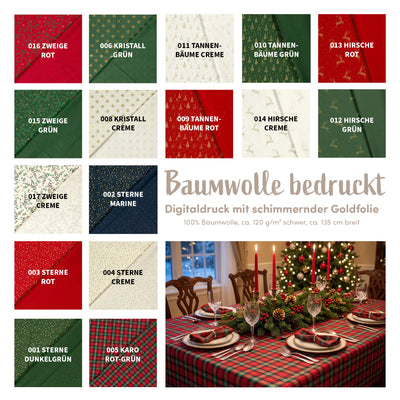Baumwolle Weihnachten *Ab 50 cm