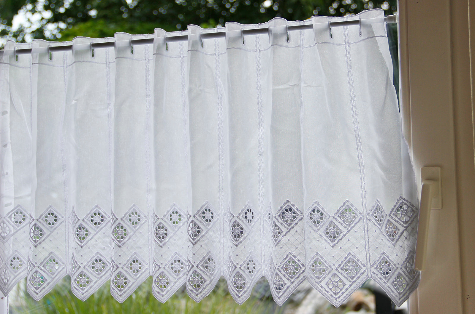 Voile curtain fabric sold by the meter *From 10.5cm repeat-7