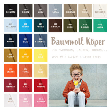 Baumwoll Köper *Ab 50cm