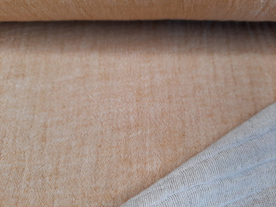 Acheter 034-ocre Mousseline épaisse double face *À partir de 25cm